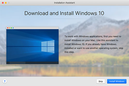 is there a windows 10 for mac